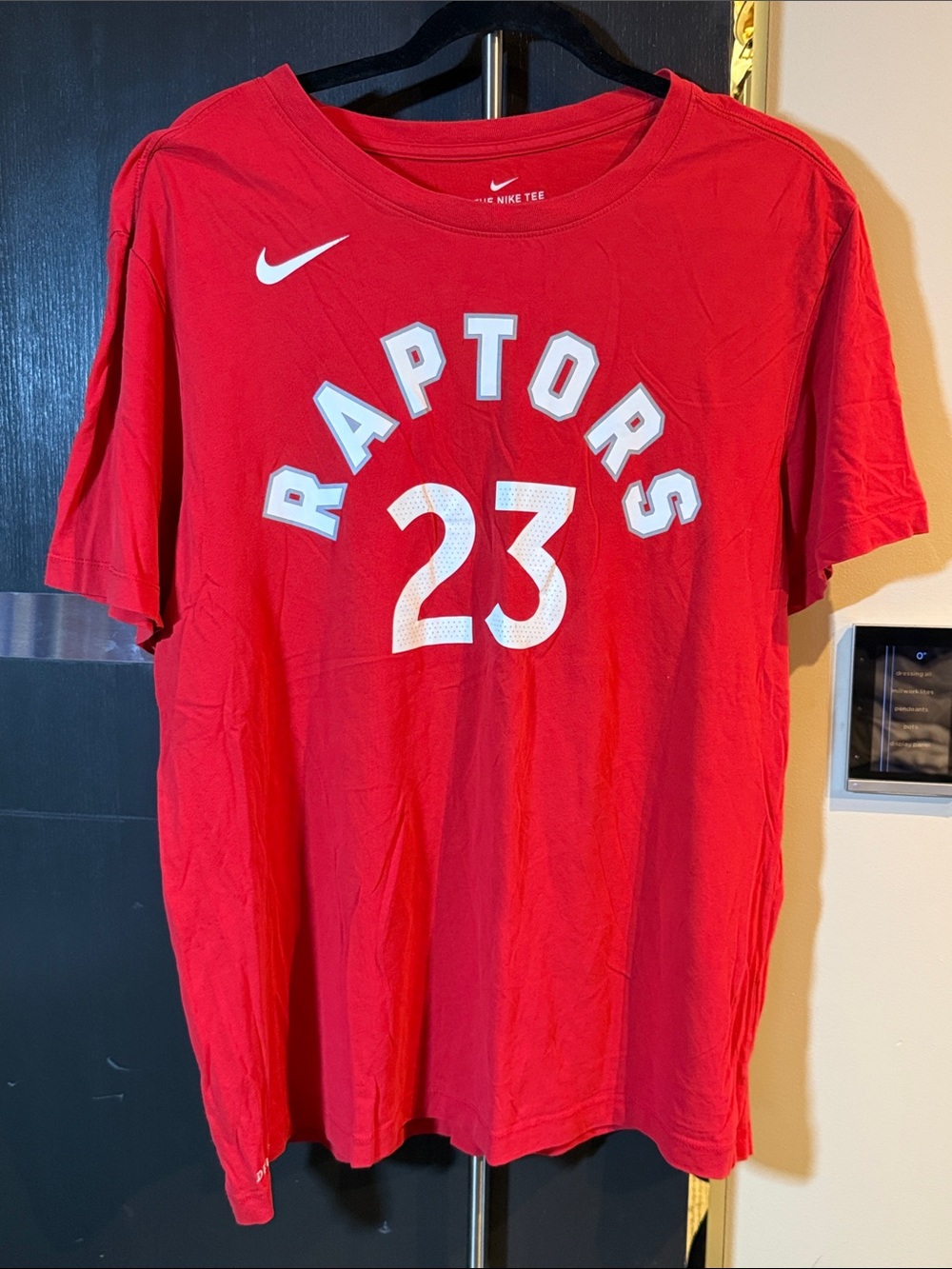 Nike Red Raptors #23 Graphic Tee